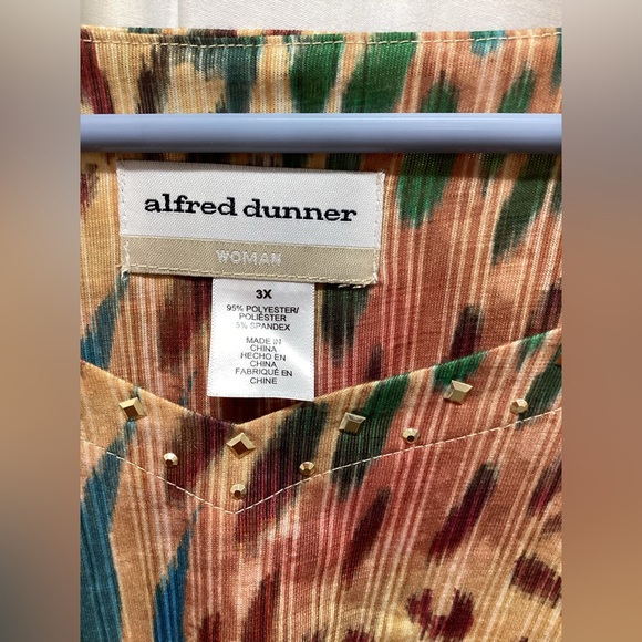 Alfred Dunner Multicolor  Top - Picture 3 of 5